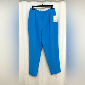 Women’s Blue Tapered Leg High Rise Pants